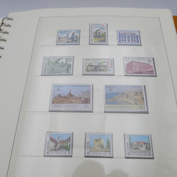 Collection timbres d'Europa 1978-1985 complet en album Lindner.