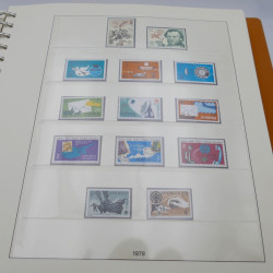 Collection timbres d'Europa 1978-1985 complet en album Lindner.