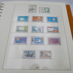 Collection timbres d'Europa 1978-1985 complet en album Lindner.