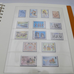 Collection timbres d'Europa 1978-1985 complet en album Lindner.