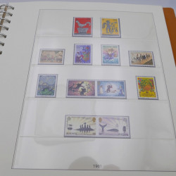 Collection timbres d'Europa 1978-1985 complet en album Lindner.