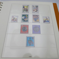 Collection timbres d'Europa 1978-1985 complet en album Lindner.