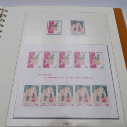 Collection timbres d'Europa 1978-1985 complet en album Lindner.