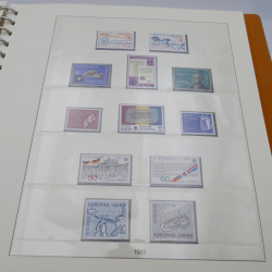 Collection timbres d'Europa 1978-1985 complet en album Lindner.