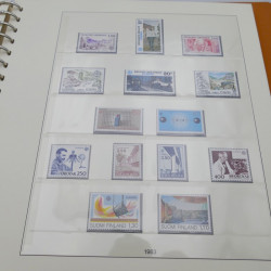 Collection timbres d'Europa 1978-1985 complet en album Lindner.