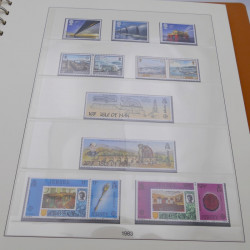 Collection timbres d'Europa 1978-1985 complet en album Lindner.