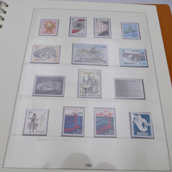 Collection timbres d'Europa 1978-1985 complet en album Lindner.