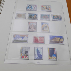 Collection timbres d'Europa 1978-1985 complet en album Lindner.