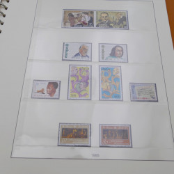 Collection timbres d'Europa 1978-1985 complet en album Lindner.