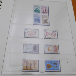 Collection timbres d'Europa 1978-1985 complet en album Lindner.