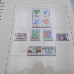 Collection timbres d'Europa 1986-1991 complet en album Lindner.