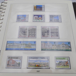 Collection timbres d'Europa 1986-1991 complet en album Lindner.