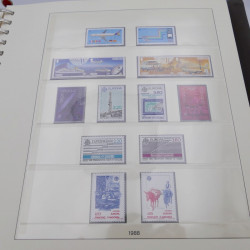 Collection timbres d'Europa 1986-1991 complet en album Lindner.