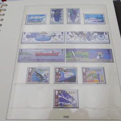 Collection timbres d'Europa 1986-1991 complet en album Lindner.