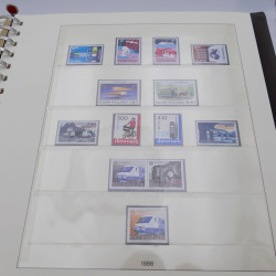 Collection timbres d'Europa 1986-1991 complet en album Lindner.