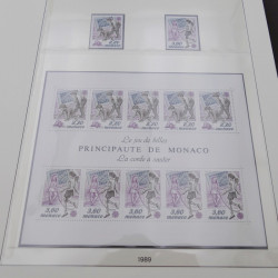 Collection timbres d'Europa 1986-1991 complet en album Lindner.