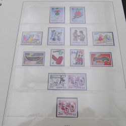 Collection timbres d'Europa 1986-1991 complet en album Lindner.