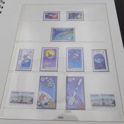 Collection timbres d'Europa 1986-1991 complet en album Lindner.