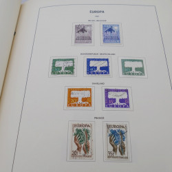 Collection timbres d'Europa 1956-1977 complet en album Lindner.