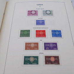 Collection timbres d'Europa 1956-1977 complet en album Lindner.