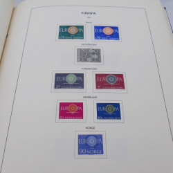 Collection timbres d'Europa 1956-1977 complet en album Lindner.