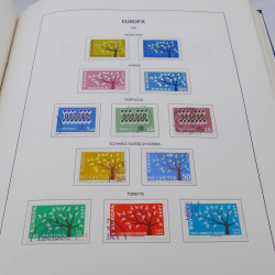 Collection timbres d'Europa 1956-1977 complet en album Lindner.