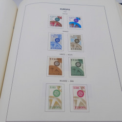 Collection timbres d'Europa 1956-1977 complet en album Lindner.