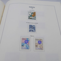 Collection timbres d'Europa 1956-1977 complet en album Lindner.