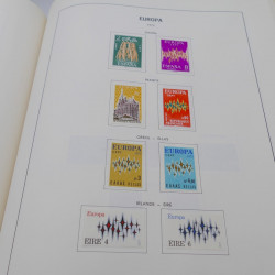 Collection timbres d'Europa 1956-1977 complet en album Lindner.