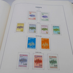 Collection timbres d'Europa 1956-1977 complet en album Lindner.