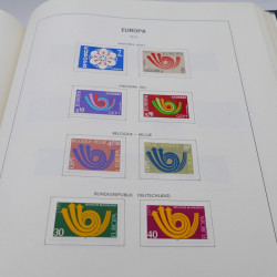 Collection timbres d'Europa 1956-1977 complet en album Lindner.