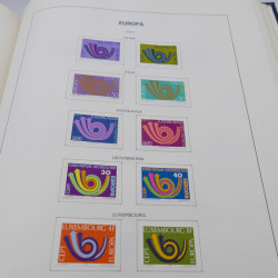 Collection timbres d'Europa 1956-1977 complet en album Lindner.