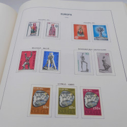 Collection timbres d'Europa 1956-1977 complet en album Lindner.