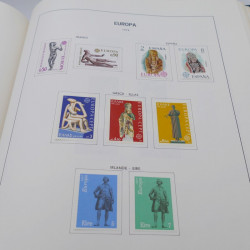 Collection timbres d'Europa 1956-1977 complet en album Lindner.