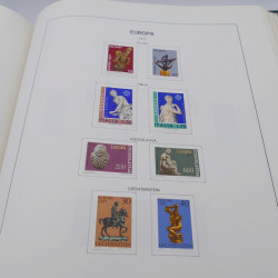 Collection timbres d'Europa 1956-1977 complet en album Lindner.