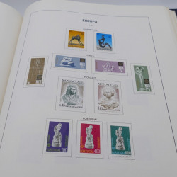 Collection timbres d'Europa 1956-1977 complet en album Lindner.