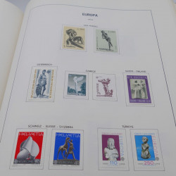 Collection timbres d'Europa 1956-1977 complet en album Lindner.