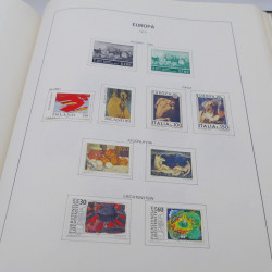 Collection timbres d'Europa 1956-1977 complet en album Lindner.