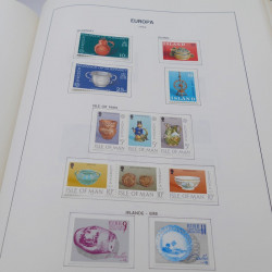 Collection timbres d'Europa 1956-1977 complet en album Lindner.