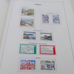 Collection timbres d'Europa 1956-1977 complet en album Lindner.