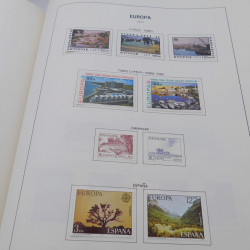 Collection timbres d'Europa 1956-1977 complet en album Lindner.