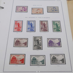 Collection timbres de Dahomey 1899-1975 en album Moc.
