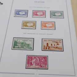 Collection timbres de Dahomey 1899-1975 en album Moc.