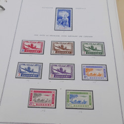 Collection timbres de Dahomey 1899-1975 en album Moc.