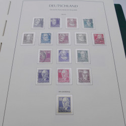 Collection timbres d'Allemagne DDR 1949-1990 complet en 4 albums Leuchtturm.