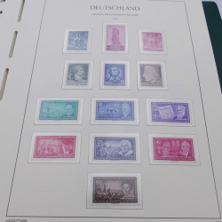 Collection timbres d'Allemagne DDR 1949-1990 complet en 4 albums Leuchtturm.