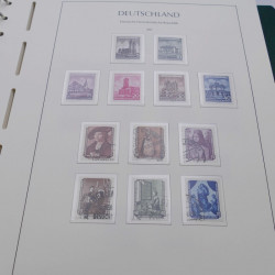 Collection timbres d'Allemagne DDR 1949-1990 complet en 4 albums Leuchtturm.