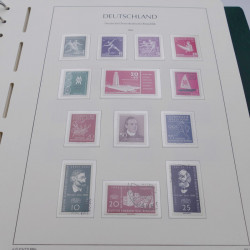 Collection timbres d'Allemagne DDR 1949-1990 complet en 4 albums Leuchtturm.