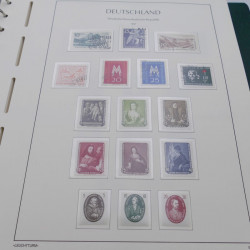 Collection timbres d'Allemagne DDR 1949-1990 complet en 4 albums Leuchtturm.