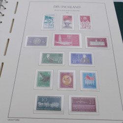 Collection timbres d'Allemagne DDR 1949-1990 complet en 4 albums Leuchtturm.